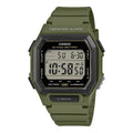 W-738H-3AV Reloj Casio de hombre correa de resina digital - Resina Verde