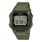 W-738H-3AV Reloj Casio de hombre correa de resina digital - Resina Verde