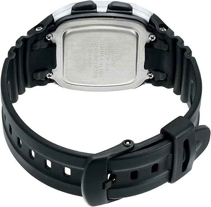 W-96H Reloj Casio Illuminator Hombre Correa Resina Negro
