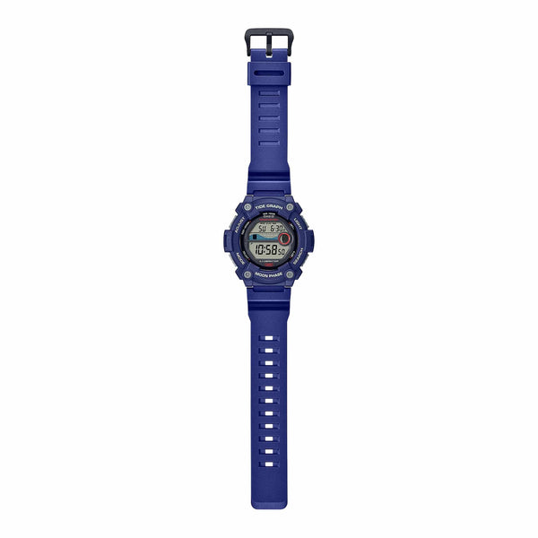 WS-1300H Reloj Casio Tide Graph Hombre Resina Azul