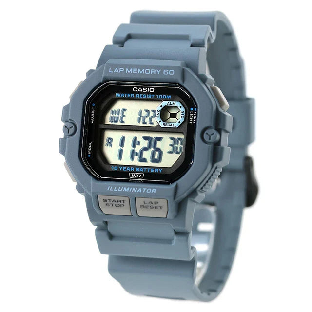 WS-1400H-2AV Casio de caballero pulsera de resina 10 años de bateria