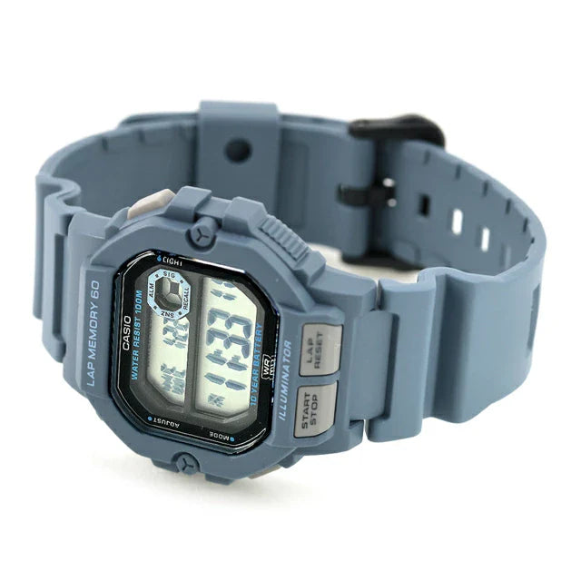 WS-1400H-2AV Casio de caballero pulsera de resina 10 años de bateria