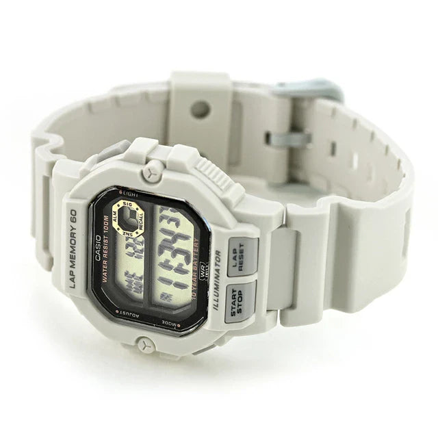 WS-1400H-8AV Casio de caballero pulsera de caucho 10 años de bateria
