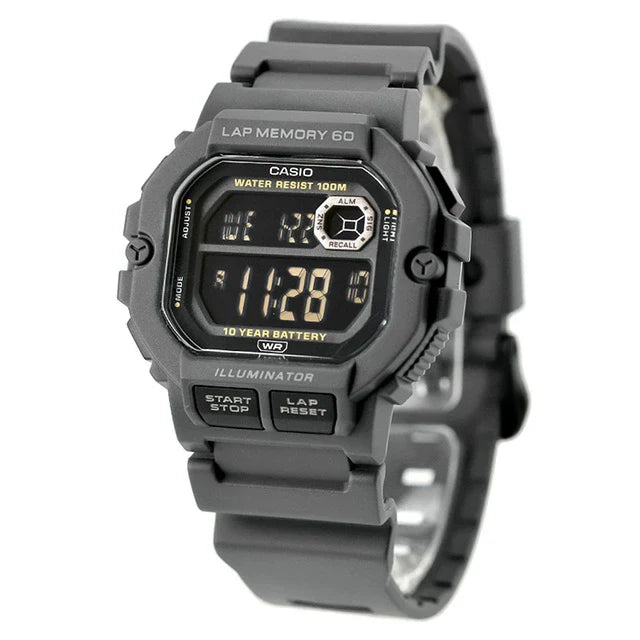 WS-1400H-8BV Casio de caballero pulsera de resina 10 años de bateria