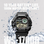 WS-1700H-DE-10-DE Reloj Casio Tide Graph Hombre Resina Negro