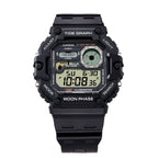 WS-1700H-DE-10-DE Reloj Casio Tide Graph Hombre Resina Negro