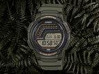 WS-1800-3AV Reloj Casio digital de hombre correa de resina - Resina Verde