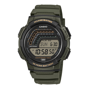 WS-1800-3AV Reloj Casio digital de hombre correa de resina