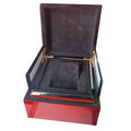 SL-010 caja de reloj elegante de madera acolchada