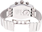 YVS401GB Reloj Swatch Blackie de hombre pulsera mesh 42mm