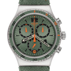 YVS402 Reloj Swatch L'Heure du Marais de hombre correa de tela