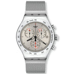 YVS405GB Reloj Swatch Silverish de hombre banda mesh