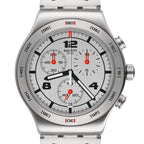 YVS447G Reloj Swatch Irony Hombre Correa de Acero Plateado