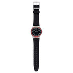 YWS417 Reloj Swatch Red Wheel de hombre correa de resina