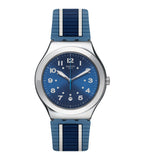 YWS436 Reloj Swatch Bluora de hombre correa de silicona