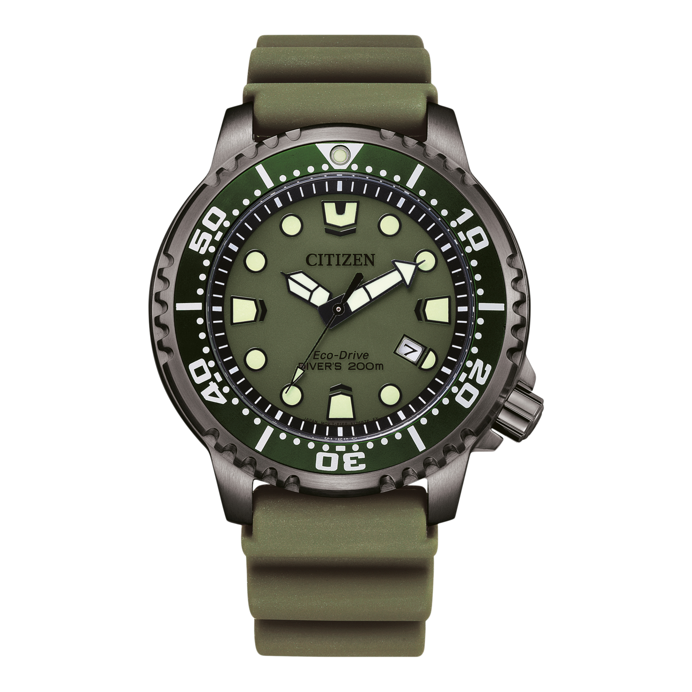 bn0157-11x Reloj Citizen Eco-drive de hombre pulsera de caucho 44 mm - Reloj original en Guatemala