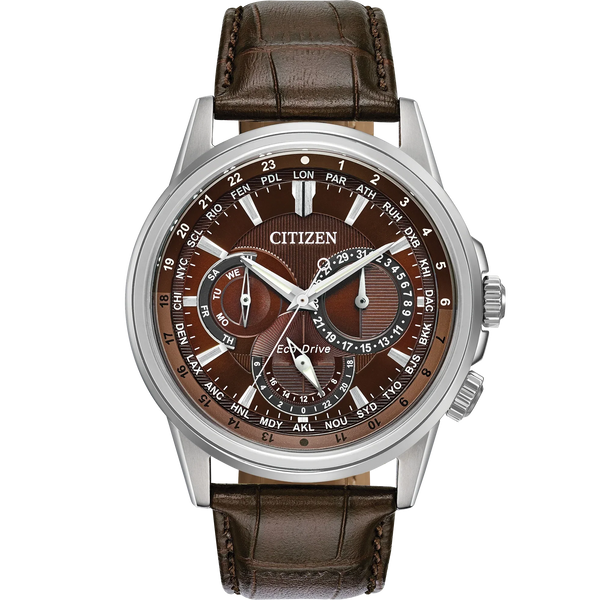 bu2020-29x Reloj Citizen Calendrier de hombre pulsera de piel 44 mm Eco-drive - Reloj original en Guatemala