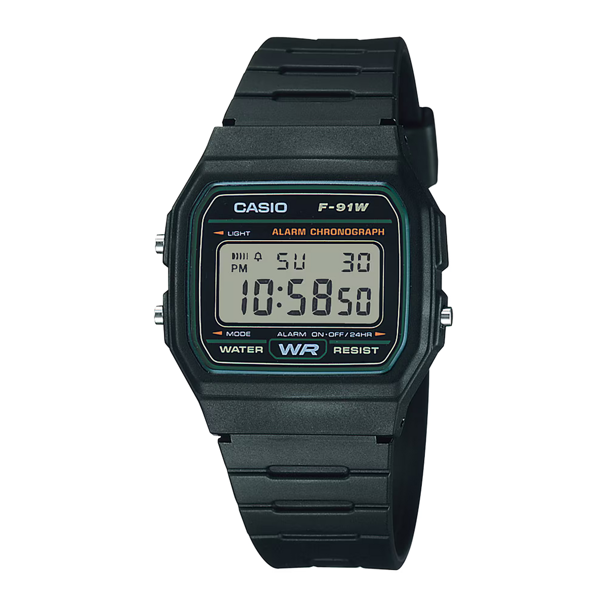 F-91W-3 Reloj Casio Unisex, Vintage Clásico - Negro