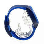 SUSN409 Reloj Swatch Bleu Sur Bleu Análogo para Caballero con Correa de Resina