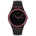 SO29P700 Reloj Swatch Minimal Line Pink unisex banda de caucho