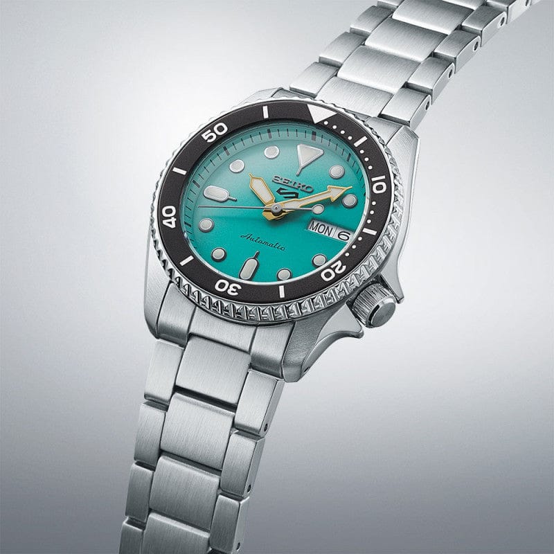 SRPK33K1 Reloj Seiko Serie 5 Hombre Pulsera Acero Verde