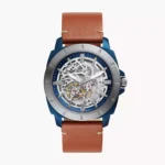 Reloj Fossil Automático Privateer Sport BQ2427 - vista frontal del mecanismo expuesto