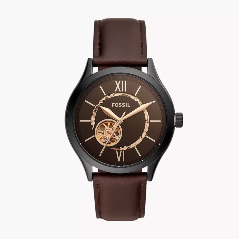 Reloj Fossil Automático BQ2651 para Hombre - vista frontal de la carátula y el diseño automático