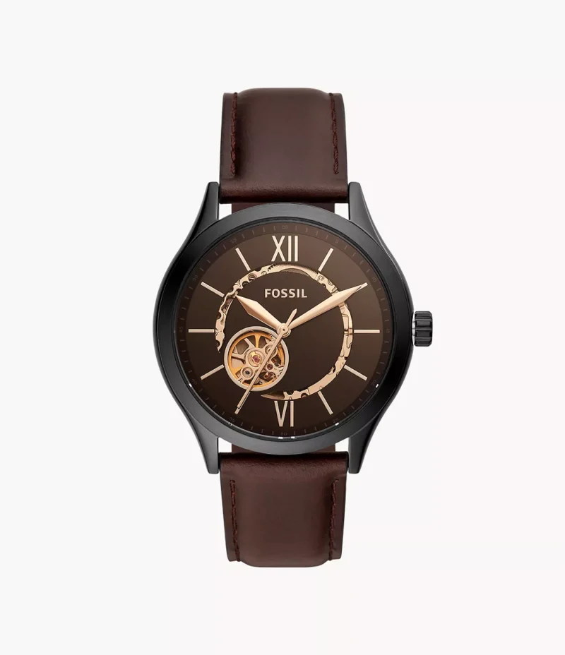 Reloj Fossil Automático BQ2651 para Hombre - vista frontal de la carátula y el diseño automático